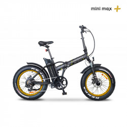 Argento Mini Max + Fat eBike Pieghevole Vers. 2021