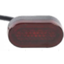 Fanale posteriore a LED per Monopattino Elettrico compatibile con: Ducati PRO-I PLUS/Argento ACTIVE 2020