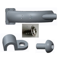 PARAFANGO POSTERIORE ARGENTO ACTIVE EVO